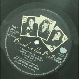 Paul McCartney And Wings - Band On The Run 1973 Hong Kong Version Vinyl LP ***READY TO SHIP from Hong Kong***
